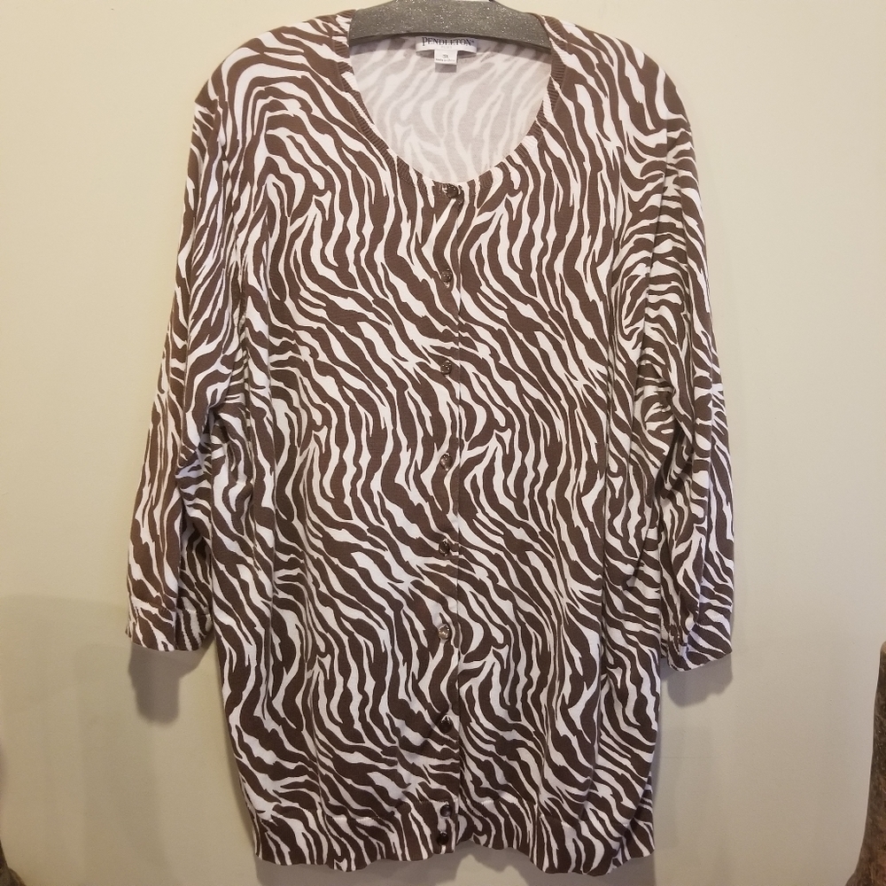 Pendleton Cardigan size 3X